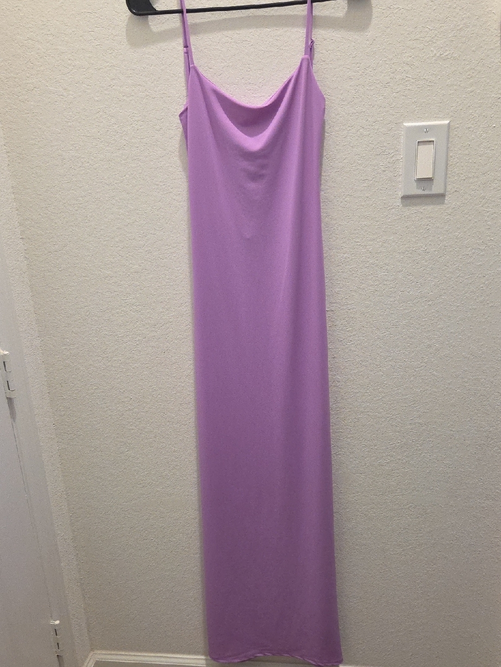 Fashion Nova Lilac Cowl Neck Slip Maxi Dress